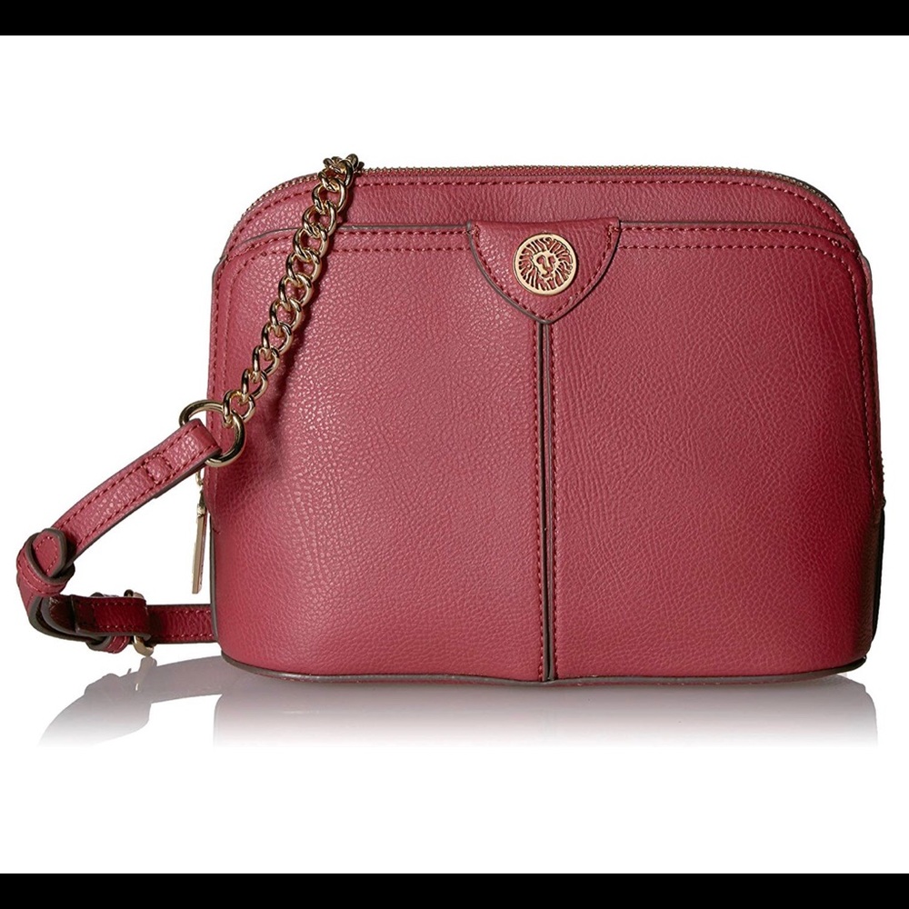 red anne klein crossbody bag